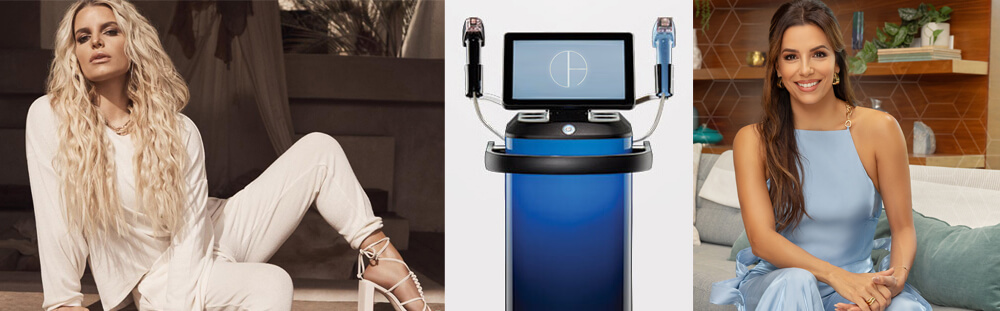 Jessica Simpson and Eva Longoria use Morpheus 8 for “tweakments.”"